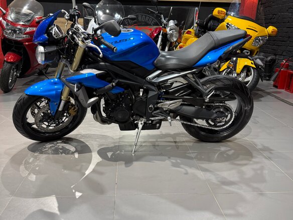 2015 Triumph Street Triple, синий, 545000 рублей - вид 6