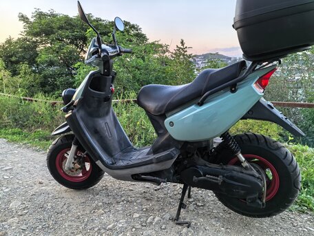 1995 Yamaha BWs, голубой, 160000 рублей, вид 2