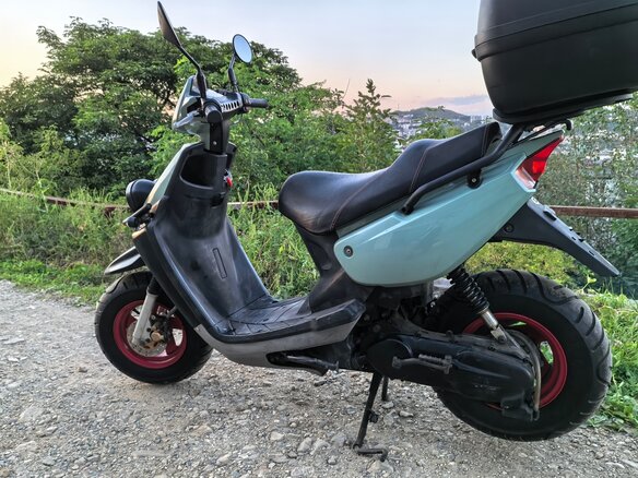 1995 Yamaha BWs, голубой, 160000 рублей - вид 1