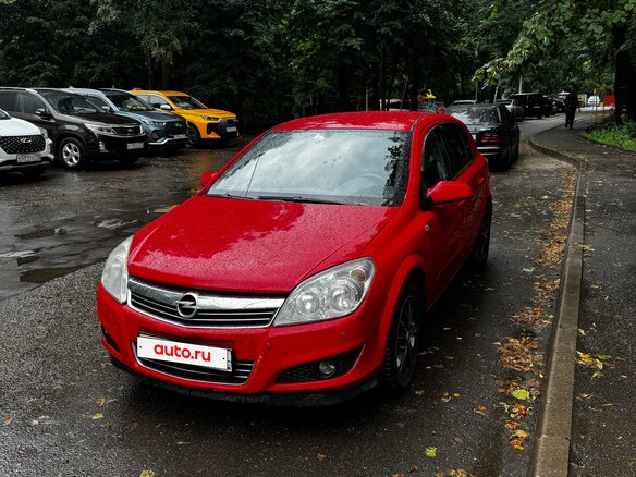2008 Opel Astra H Рестайлинг, красный, 560000 рублей