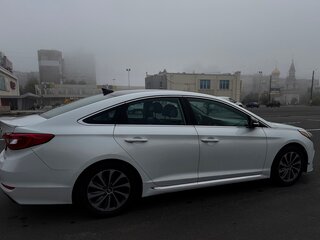 2017 Hyundai Sonata VII (LF), белый, 1550000 рублей, вид 3
