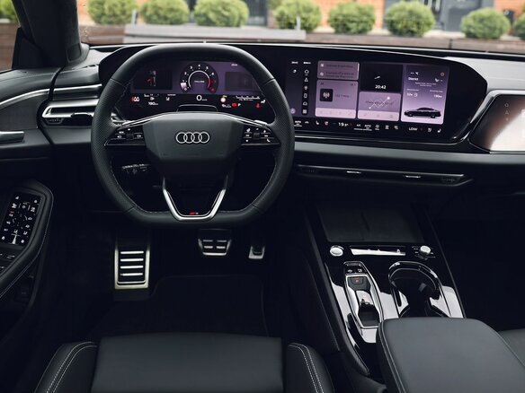 2026 Audi A5 L Sportback III (B10), чёрный - вид 3