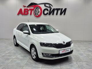 2018 Skoda Rapid I Рестайлинг, белый, 1430000 рублей, вид 1