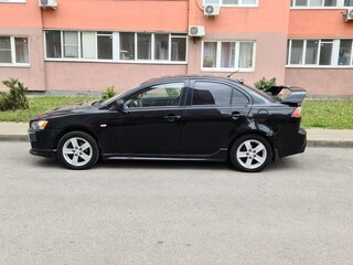 2007 Mitsubishi Lancer X, чёрный, 670000 рублей, вид 3