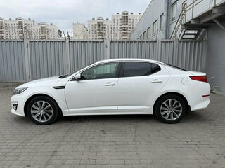 2014 Kia Optima III Рестайлинг, белый, 1175000 рублей, вид 2