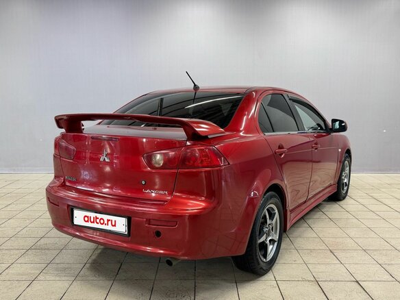 2007 Mitsubishi Lancer X, красный, 550000 рублей - вид 4