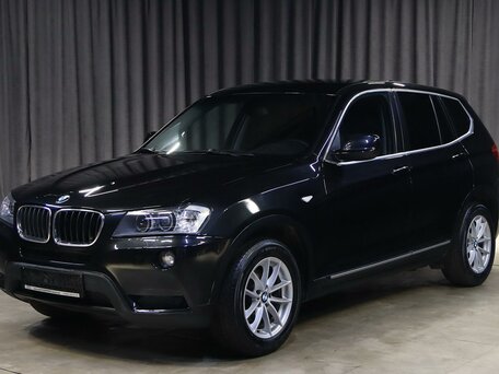 2012 BMW X3 20d xDrive II (F25), чёрный, 1349000 рублей, вид 1