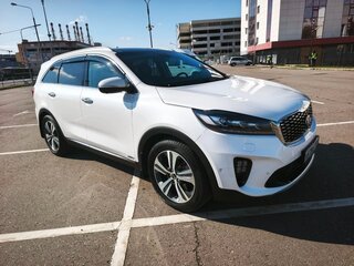 2018 Kia Sorento III Prime Рестайлинг, белый, 3400000 рублей, вид 2