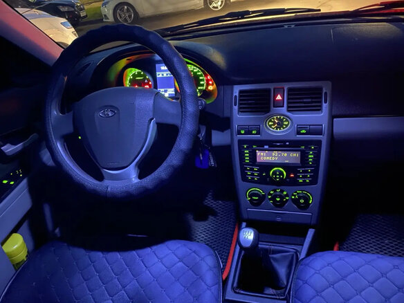 2013 Lada (ВАЗ) Priora I Рестайлинг, синий - вид 7