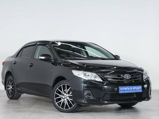 2012 Toyota Corolla X (E140, E150) Рестайлинг, чёрный, 1449000 рублей, вид 1