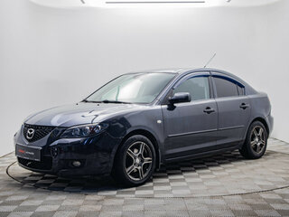 2008 Mazda 3 I (BK) Рестайлинг, чёрный, 424000 рублей, вид 1