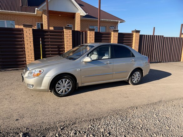 2007 Kia Cerato I, золотистый, 400000 рублей - вид 1