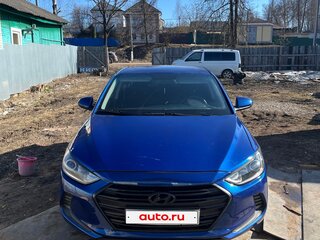 2016 Hyundai Elantra VI (AD), синий, 950000 рублей, вид 2