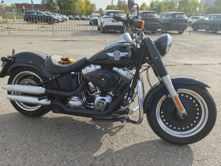 2010 Harley-Davidson Fat Boy, чёрный, 960000 рублей, вид 5