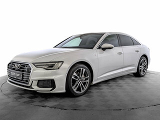 2021 Audi A6 45 TFSI V (C8), белый, 4250000 рублей, вид 1