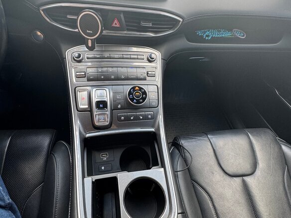 2021 Hyundai Santa Fe IV Рестайлинг, чёрный, 3200000 рублей - вид 6