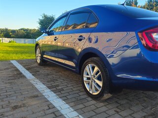 2018 Skoda Rapid I Рестайлинг, синий, 1700000 рублей, вид 4