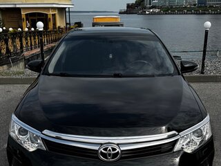 2016 Toyota Camry VII (XV50) Рестайлинг, чёрный, 2250000 рублей, вид 4