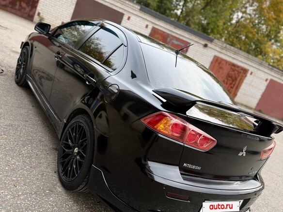 2008 Mitsubishi Lancer X, чёрный, 730000 рублей - вид 7
