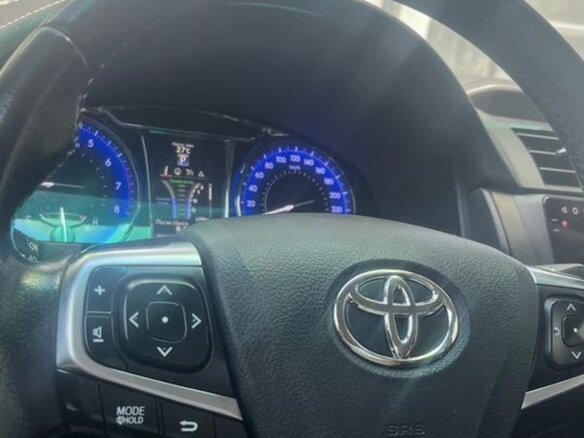 2014 Toyota Camry VII (XV50) Рестайлинг, белый - вид 8
