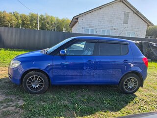 2009 Skoda Fabia II, синий, 390000 рублей, вид 4