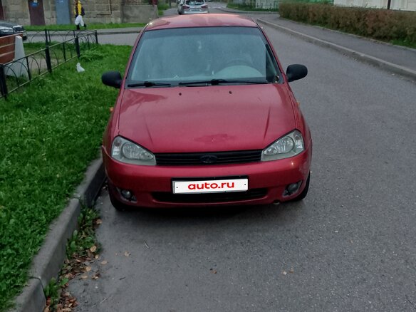 2007 Lada (ВАЗ) Kalina I, красный, 115000 рублей - вид 1