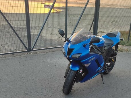2008 Kawasaki ZX-6R Ninja, синий, 630000 рублей, вид 1