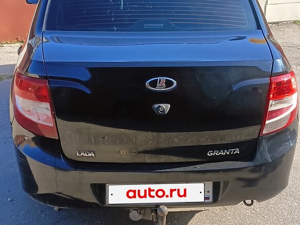 2014 Lada (ВАЗ) Granta I, чёрный, 270000 рублей - вид 1