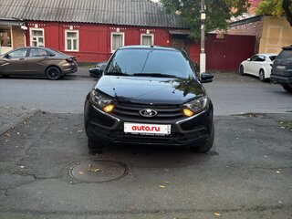 2019 Lada (ВАЗ) Granta I Рестайлинг, чёрный, 600000 рублей, вид 2