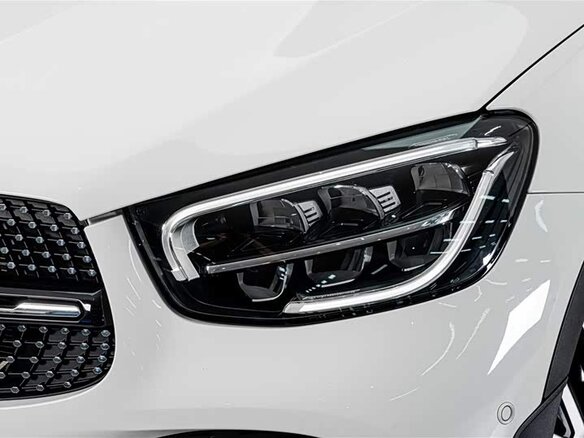 2022 Mercedes-Benz GLC Coupe 300 I (C253) Рестайлинг, белый - вид 7