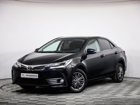 2018 Toyota Corolla XI (E160, E170, E180) Рестайлинг 1, чёрный, 1469777 рублей