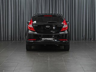 2015 Hyundai Solaris I Рестайлинг, чёрный, 889000 рублей, вид 4