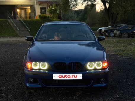 1998 BMW 5 серии 528i IV (E39), синий, 600000 рублей, вид 3
