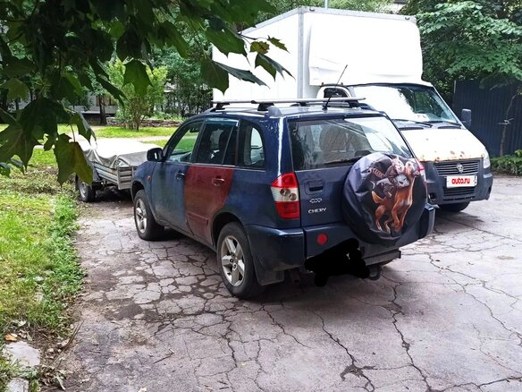 2012 Chery Tiggo (T11) I, синий, 275000 рублей - вид 1