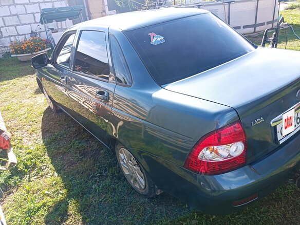 2011 Lada (ВАЗ) Priora I, зелёный, 270000 рублей - вид 7
