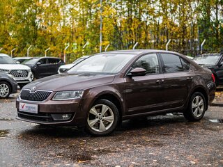 2015 Skoda Octavia III (A7), коричневый, 1599000 рублей, вид 1