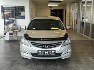 2014 Hyundai Solaris I Рестайлинг, серебристый, 728280 рублей, вид 2