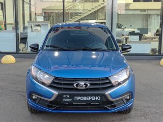 2021 Lada (ВАЗ) Granta I Рестайлинг, синий, 744000 рублей, вид 2