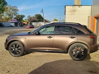 2008 Infiniti FX35 I (S50) Рестайлинг, коричневый, 1200000 рублей, вид 3