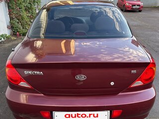 2009 Kia Spectra I Рестайлинг 2, красный, 320000 рублей, вид 4