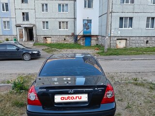 2008 Hyundai Elantra ТагАЗ III (XD2) Рестайлинг, чёрный, 400000 рублей, вид 2