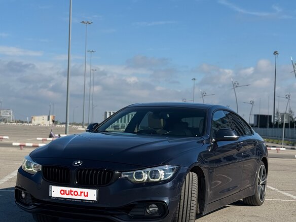 2017 BMW 4 серии Gran Coupe 430i xDrive F32/F33/F36 Рестайлинг, синий, 2500000 рублей