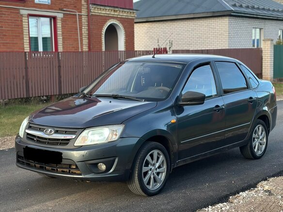2016 Lada (ВАЗ) Granta I, серебристый, 255500 рублей - вид 1