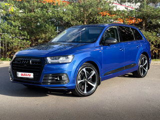 2016 Audi Q7 II (4M), синий, 4280000 рублей, вид 1