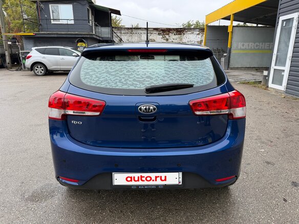 2016 Kia Rio III Рестайлинг, синий, 890000 рублей - вид 8