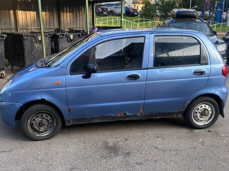 2008 Daewoo Matiz I Рестайлинг, синий, 115000 рублей, вид 4