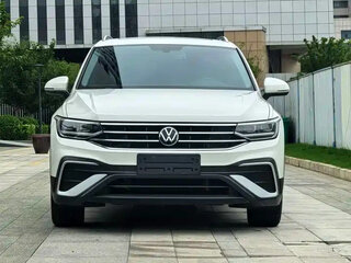 2022 Volkswagen Tiguan Allspace II Рестайлинг, белый, 2610004 рублей, вид 2