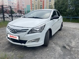2015 Hyundai Solaris I Рестайлинг, белый, 500000 рублей, вид 1