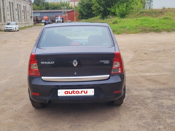 2012 Renault Logan I Рестайлинг, чёрный, 400000 рублей - вид 1