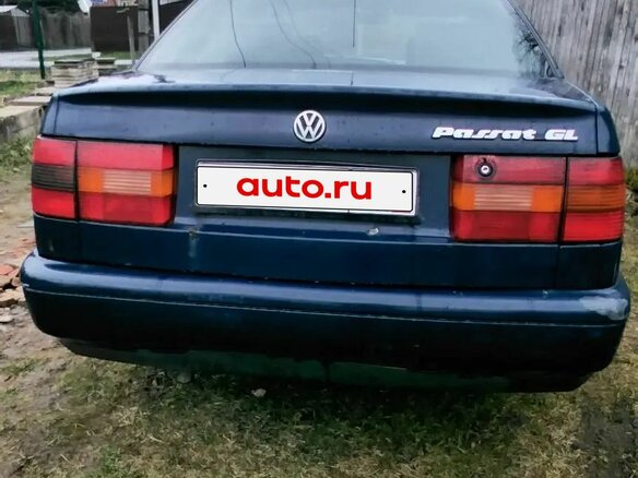 1995 Volkswagen Passat B4, синий, 180000 рублей - вид 5